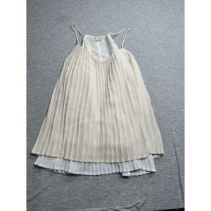 Paper‎ Crane Pleated Pleated Cream Top Size L